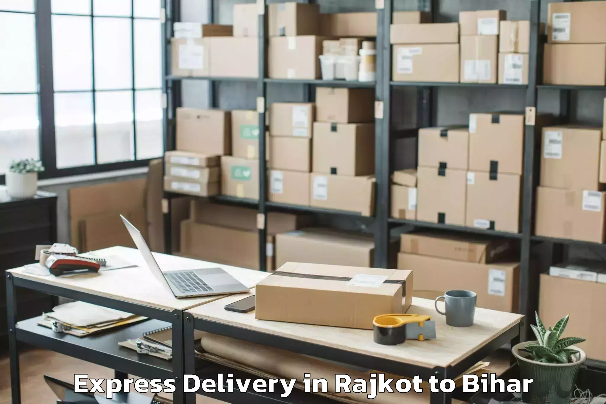 Expert Rajkot to Bhabhua Express Delivery